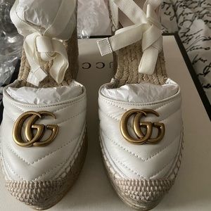 Gucci wedge espadrilles